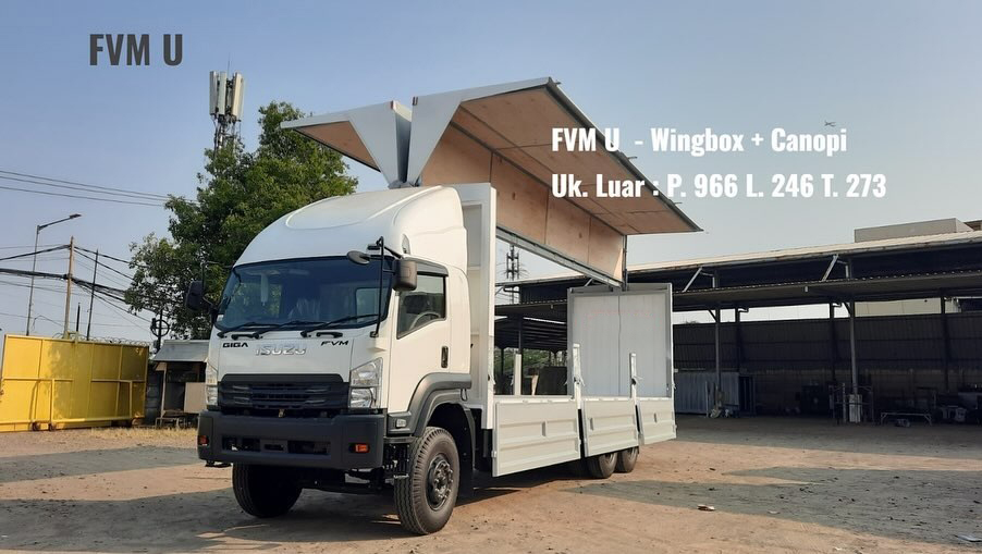 harga isuzu giga wingbox